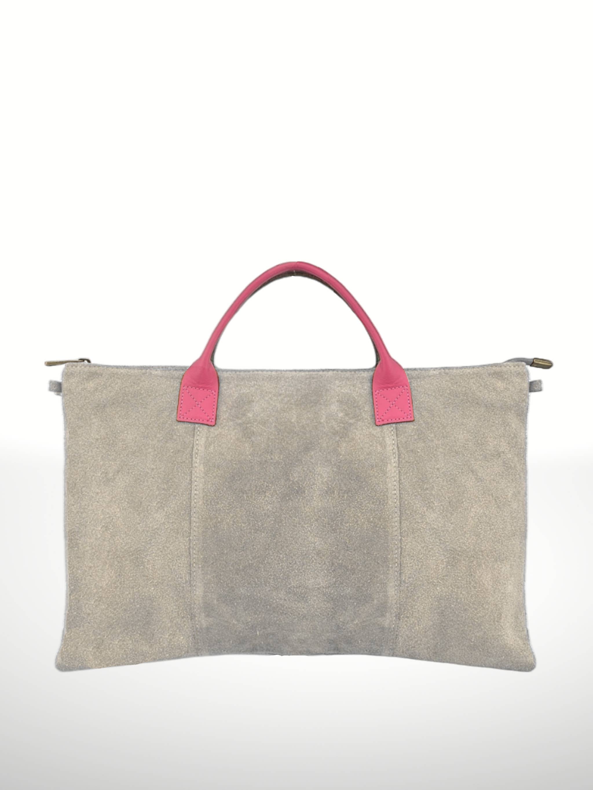 ITALIAN'S LEATHER - Wholesale Tote Bag - Women's - Suede Leather Bags Milano 22081128