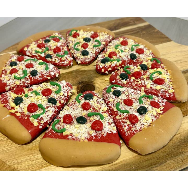 DELCO DOG CO. - Wholesale Pet Treats - Dog - Pizza Pup Party/ Pizza Dog Treats1
