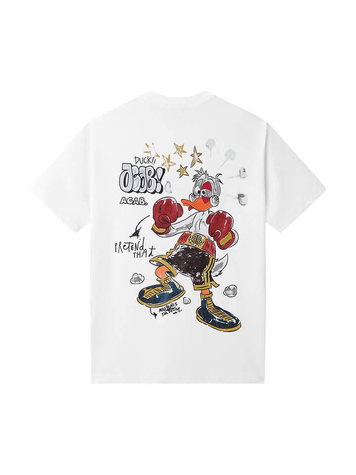 Herren Black Label "KNOCKOUT" T-Shirt für den Großhandel von Black Label x Raw