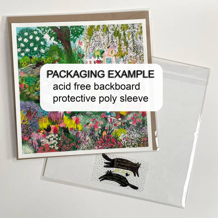 Dariia Dziuba - Wholesale Art Print - Cats Playing with Stars Unframed Art Print5