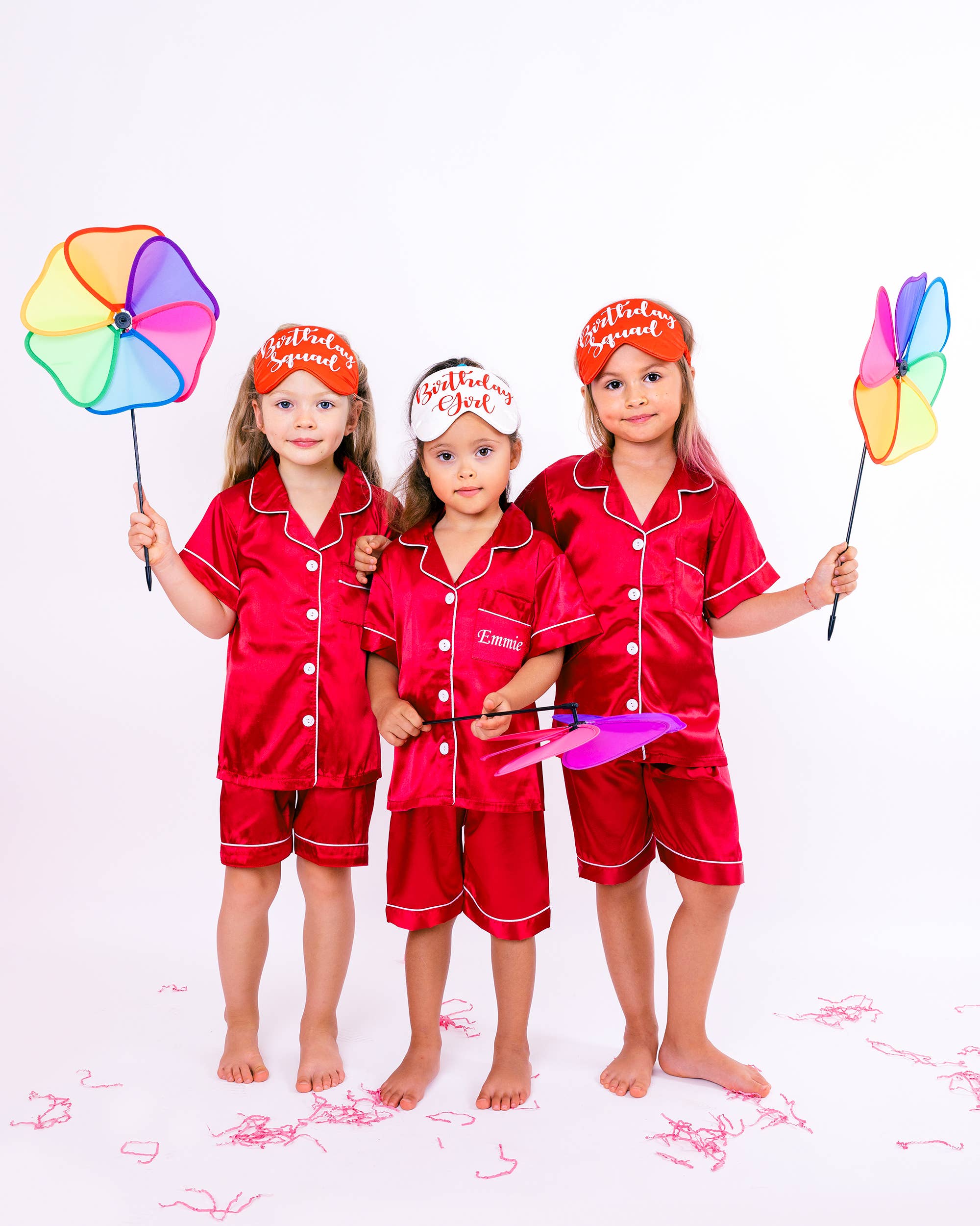 Sisters G Kids – wholesale Sleepwear set – Kids – Short Satin Pajamas for Kids0