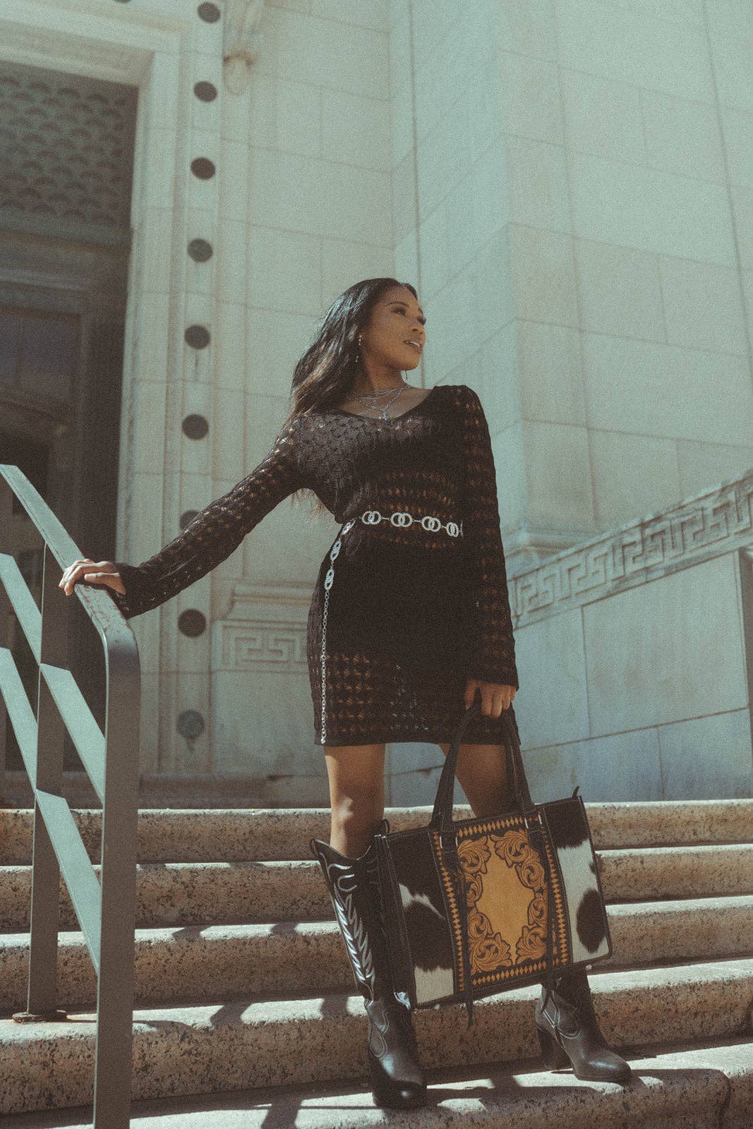 Haute Southern Hyde – Großhandel Tragetasche – Damen – The Jameson Cowhide Tote a Haute Southern Hyde von Beth Marie Exclusive6