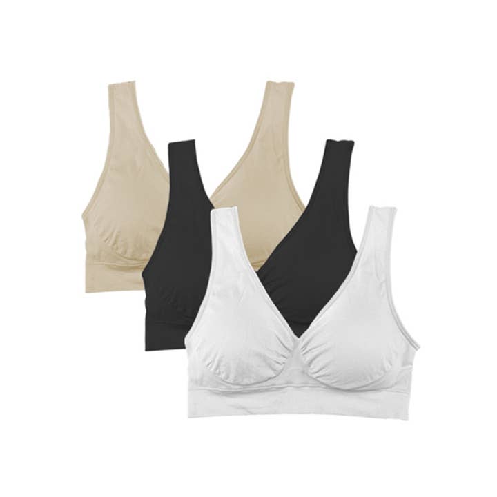 The American Gift Company (TAGCO) - Wholesale Bra - Women's - 3 Pack: Seamless Lightweight Comfort Bras9