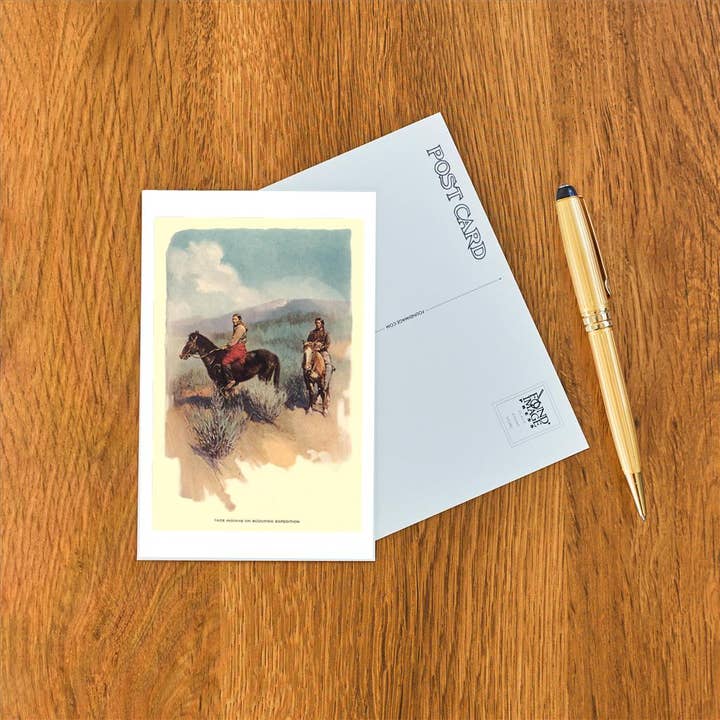 Found Image Press - Wholesale Postcard - Postcard NA-254 Taos Indians, Scouting Expedition1