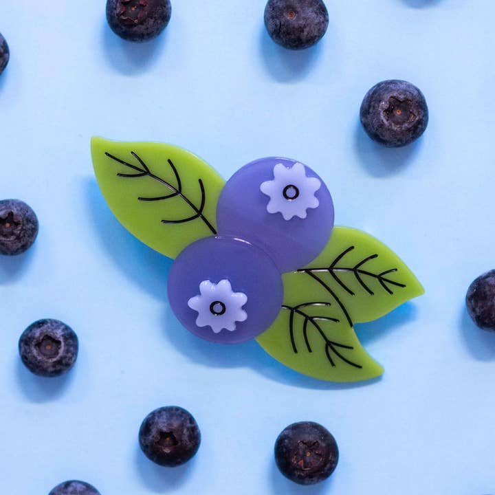 Jenny Lemons - Wholesale Barret - Dames - Bosbessen Franse barrette