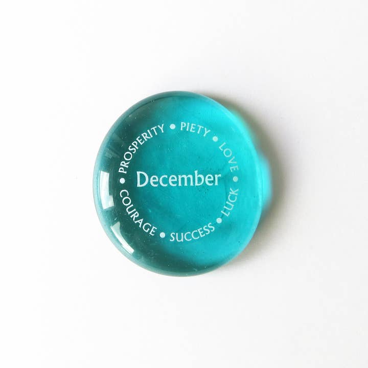 Lifeforce Glass, Inc. - Wholesale Keepsake Coin/Token - Imprinted Birthstone Assortment of Glass Rocks with Display9