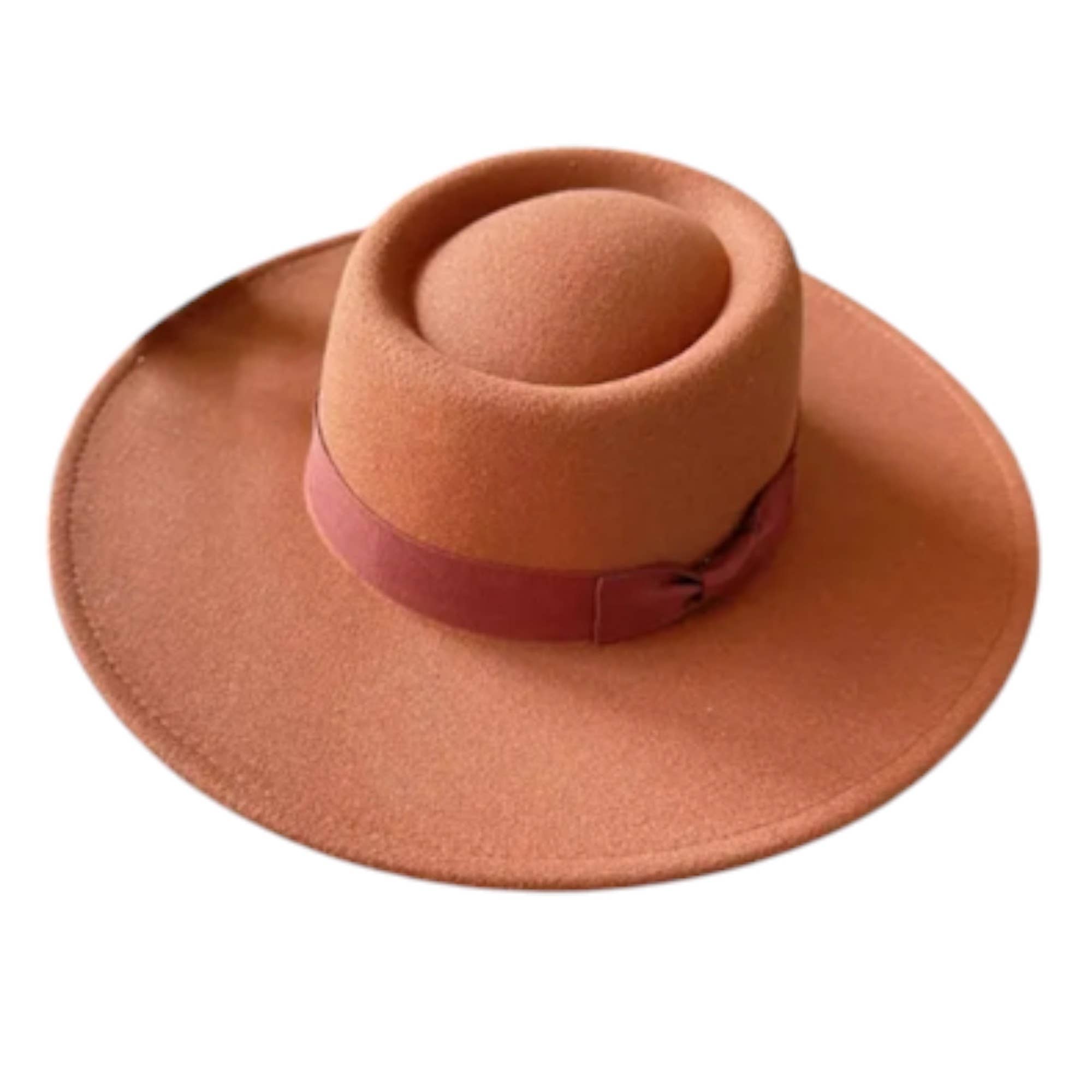 Portia Hat - Wholesale Boater Hat - Unisex -  Vegan Felt Boater Hat with Ribbon – Chic & Timeless!10