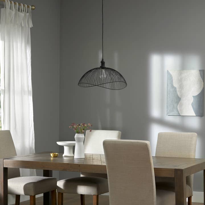 River of Goods - Wholesale Chandelier/Hanging Light - 18.75"W Wendy Black 1-Light Pendant Light Fixture4