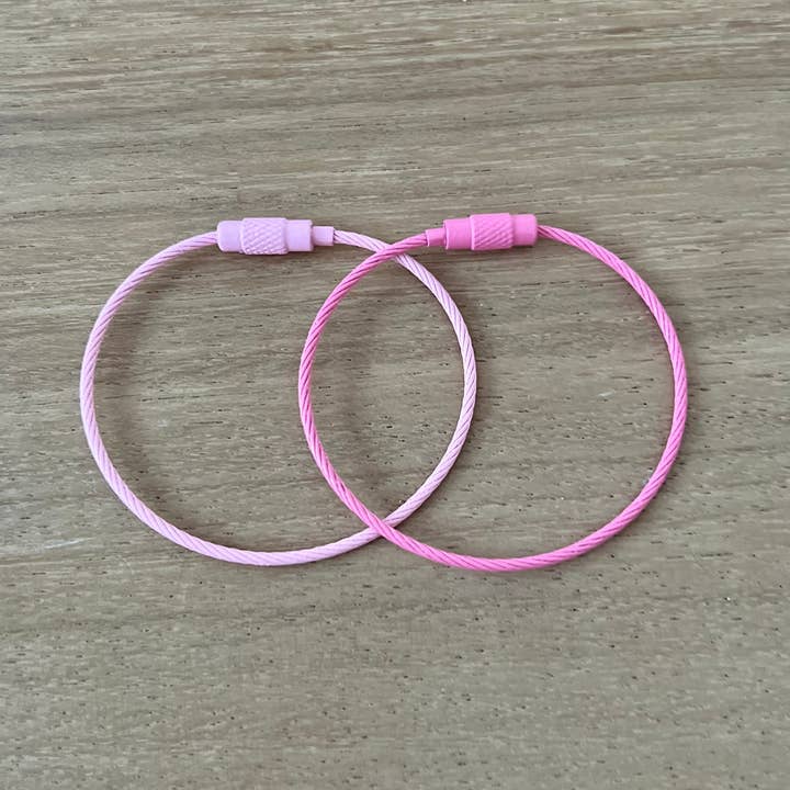 Palmy Pineapple - Wholesale Keychain - Unisex - Stainless Steel Wire Rope Key Rings7