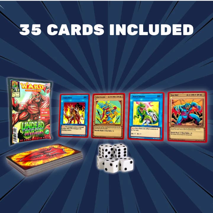 Ward Trading Card Game - Wholesale Card game - Ward TCG – Undead Invasion - 35 Card Starter Pack3