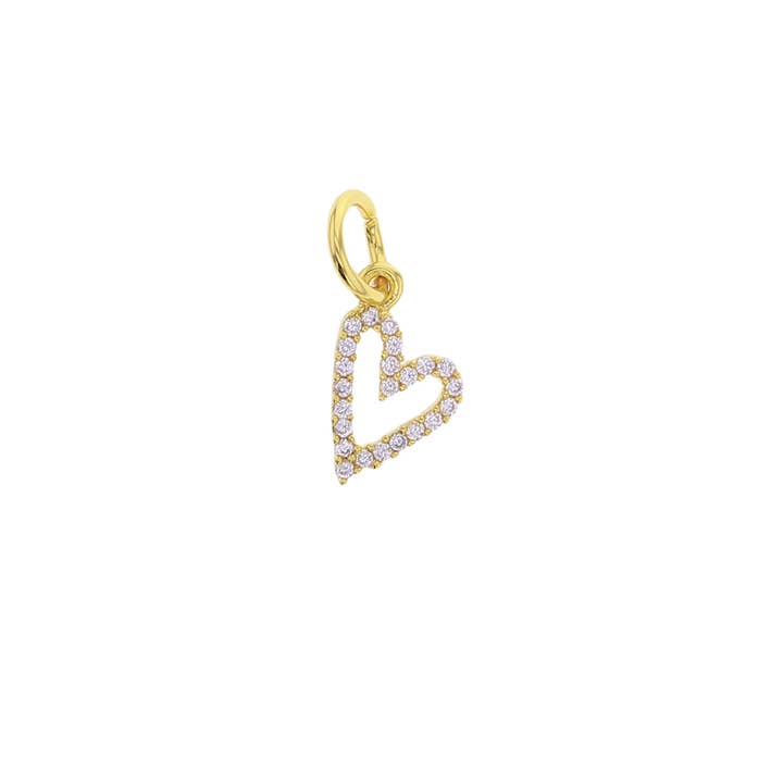 CZ Herzanhänger für den Großhandel von Lotus Jewelry Studio