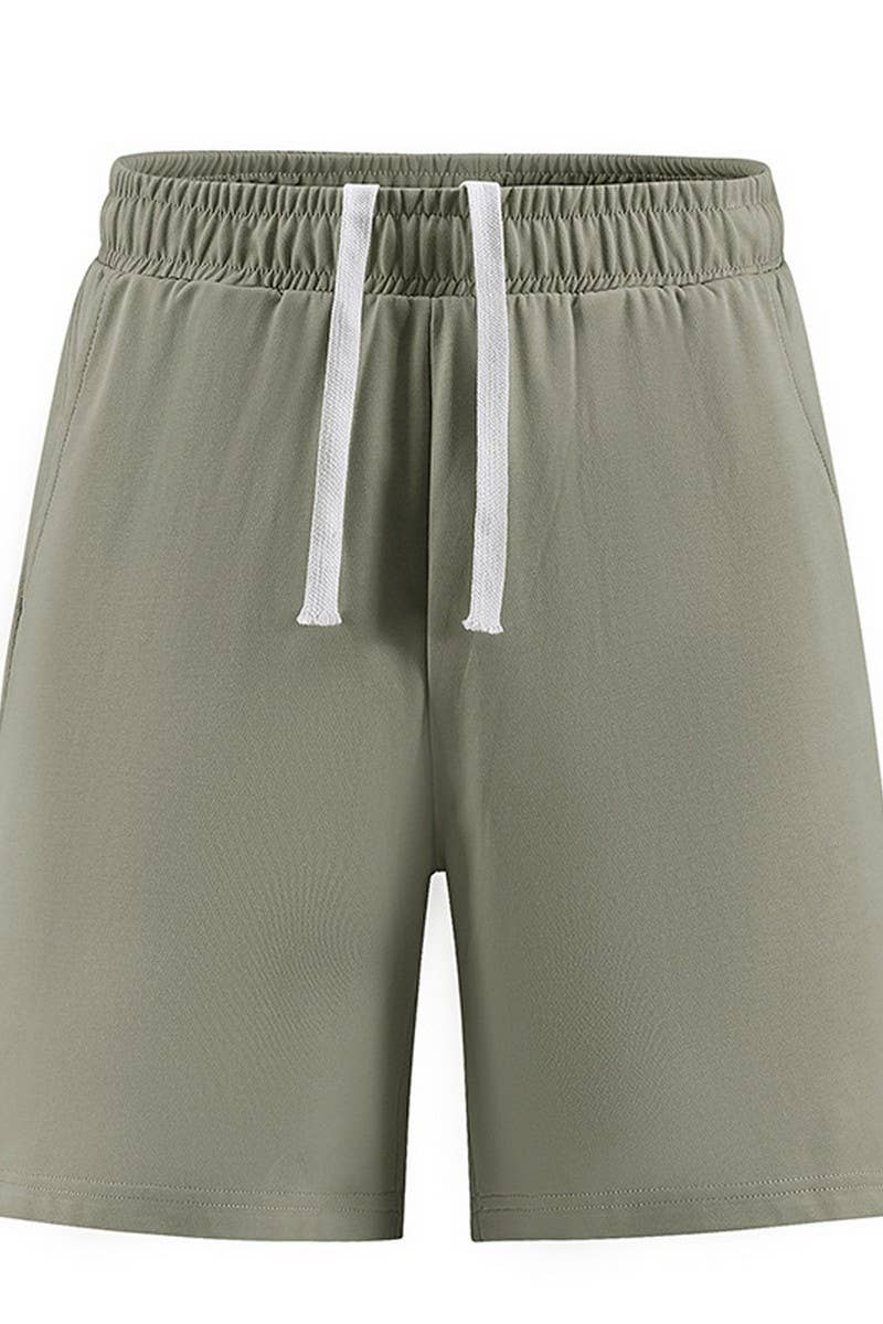 NINEXIS - Wholesale Shorts - Men's - CWBSP0612_MEN'S SOLID DRAWSTRING QUICK DRY SHORTS4