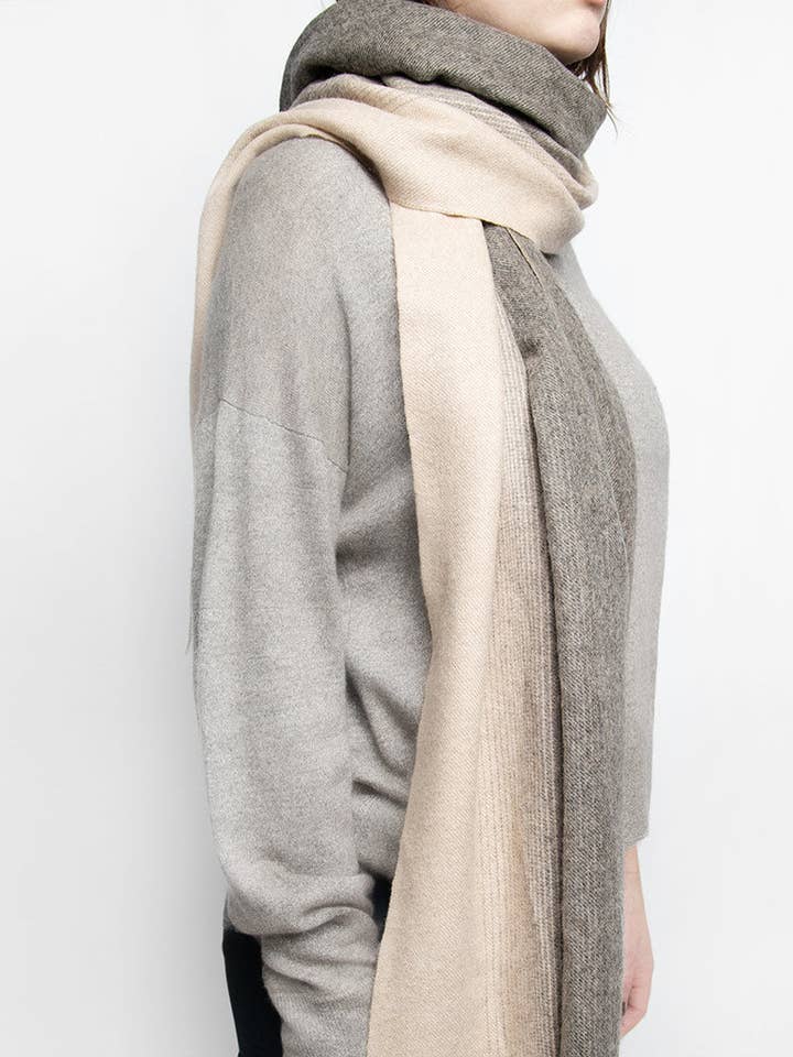 Ombre Cashmere Scarf for wholesale by QUINN