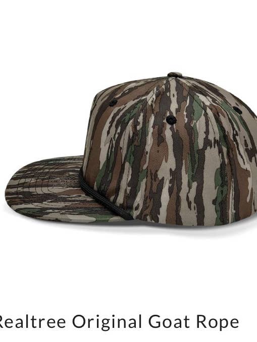 Hertenhondenjacht - Touw Snapback voor wholesale door Three Rivers Hat Co.