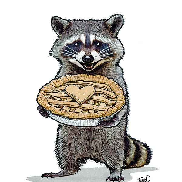 Shawn Braley Illustration - Wholesale Liefdeskaartje - Gebakken met Liefde #153 - verticaal