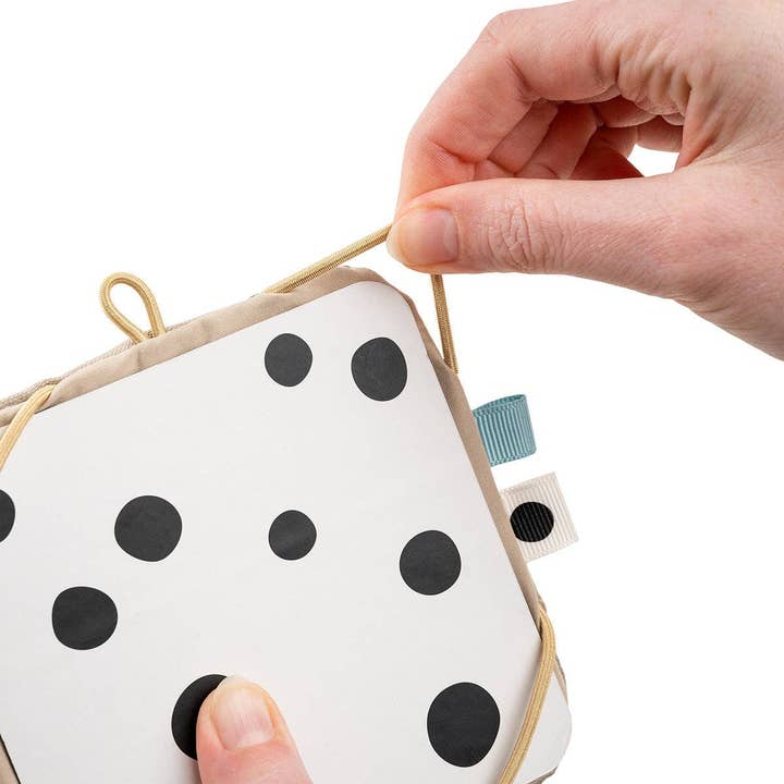 Baby Contrast Card Holder Deer Friends Sand for wholesale on Faire8