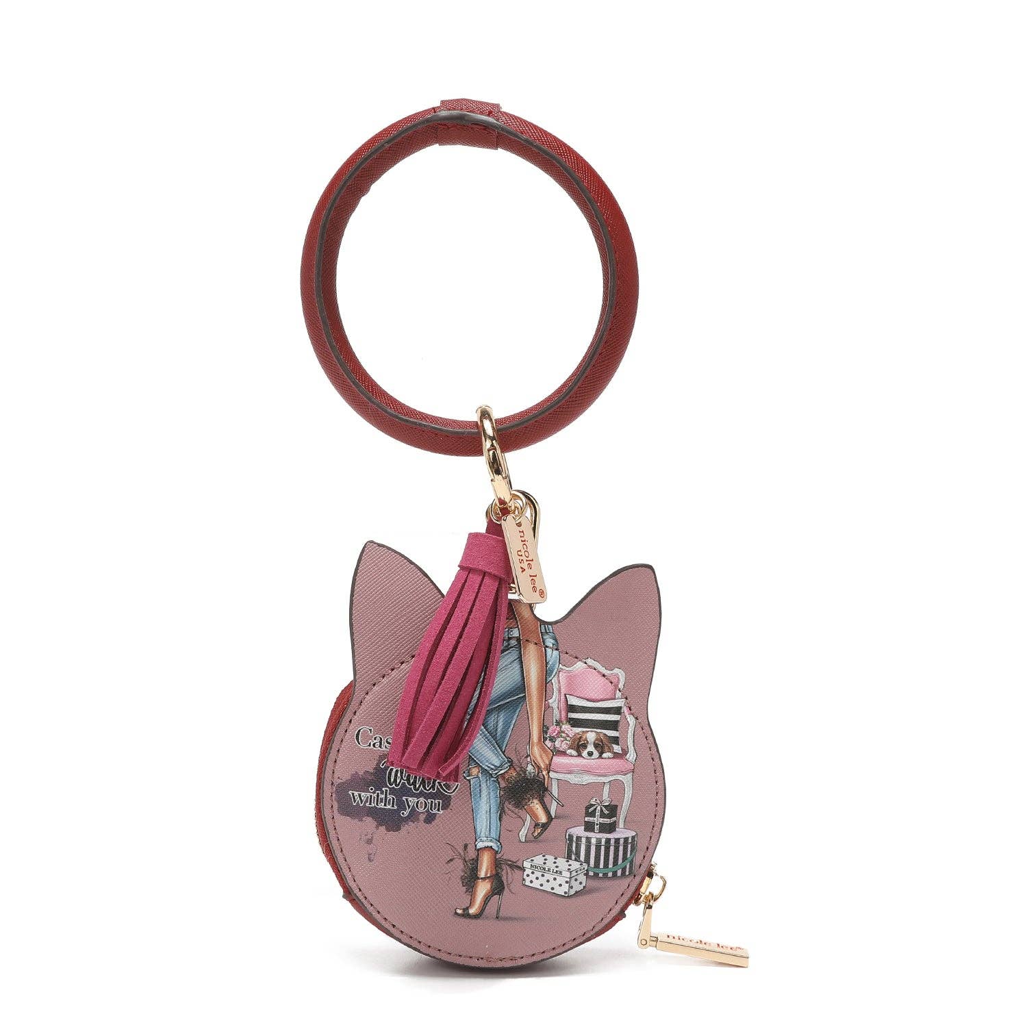 Nicole Lee - Wholesale Keychain - Women's - PULSERA CON LLAVERO Y MONEDERO14