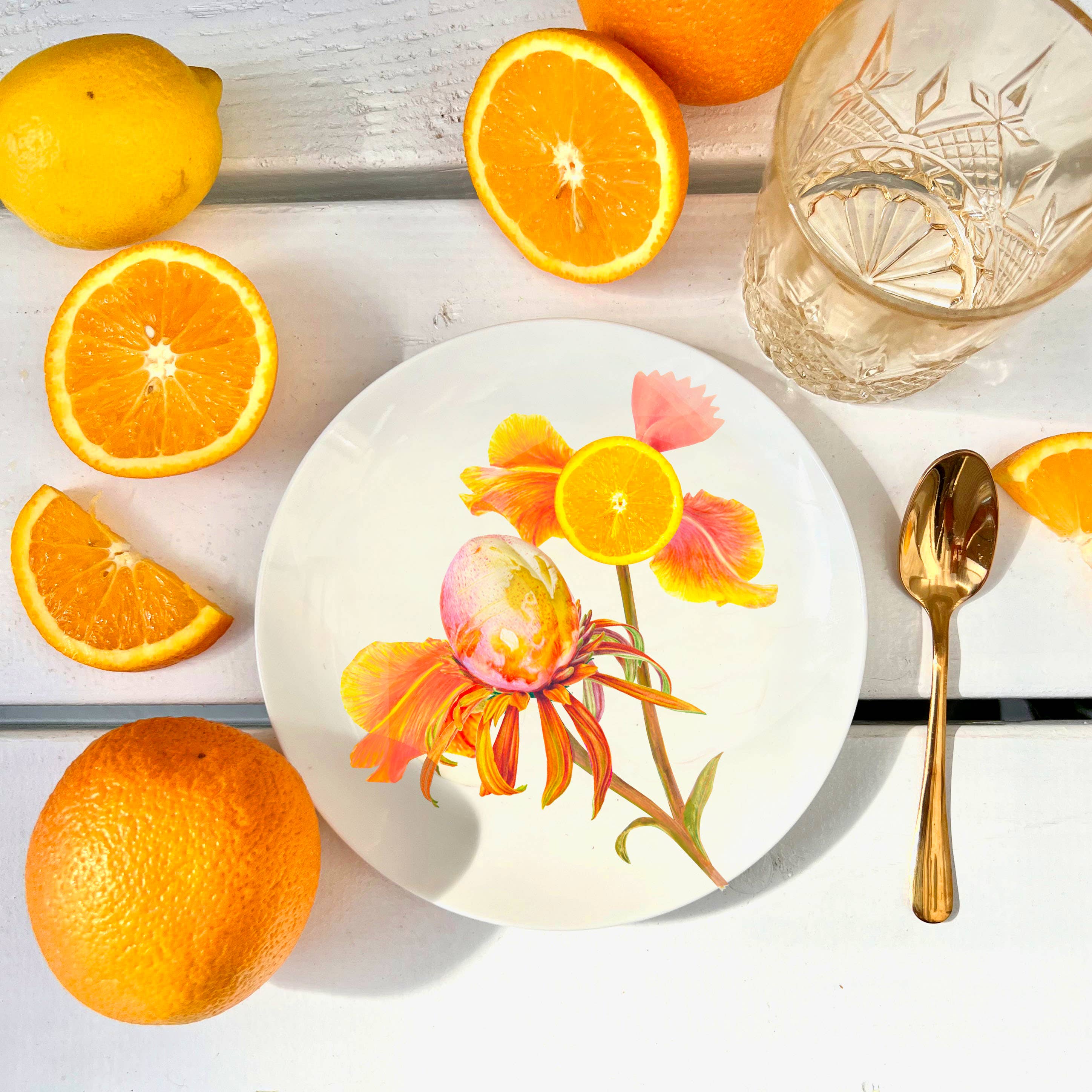 Bordy's - Wholesale Dinner Plate - Botanical Wonders - Set of 4 Breakfast Plates1