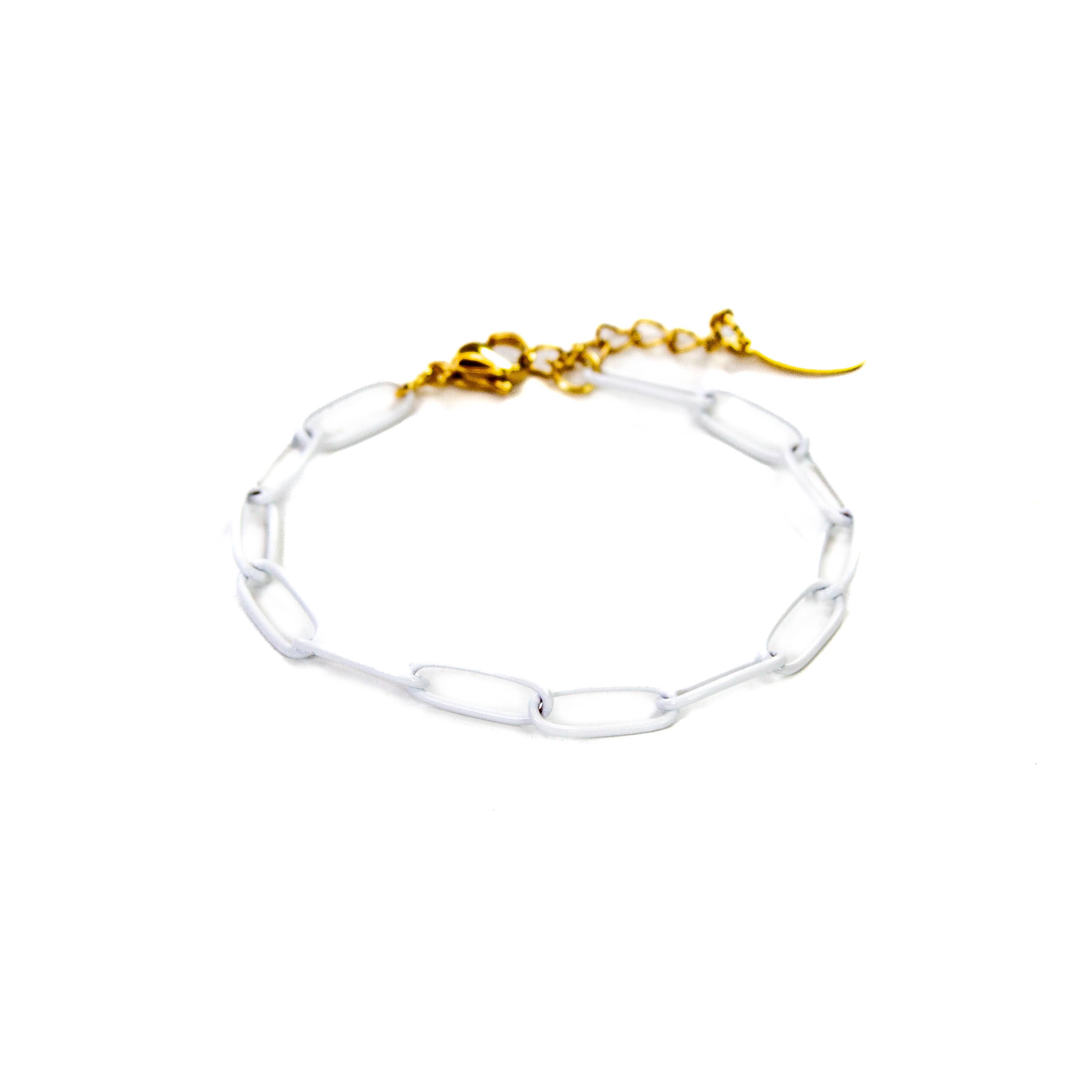 Savvy Bling - Wholesale Link & Chain Bracelet - Enamel 16+ Colors paperclip chain link bracelet13