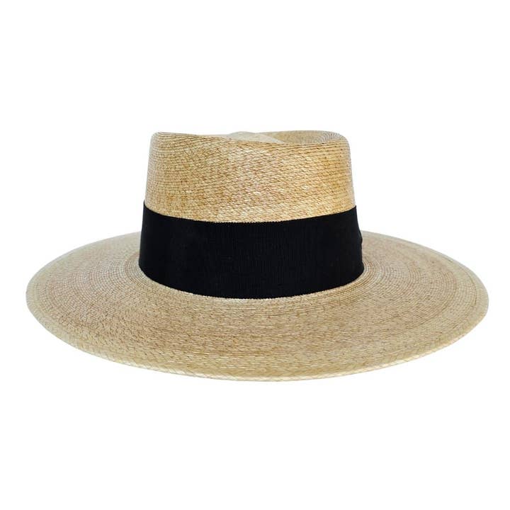 Royalty Straw Telescope Crown Hat - Tan for wholesale on Faire2