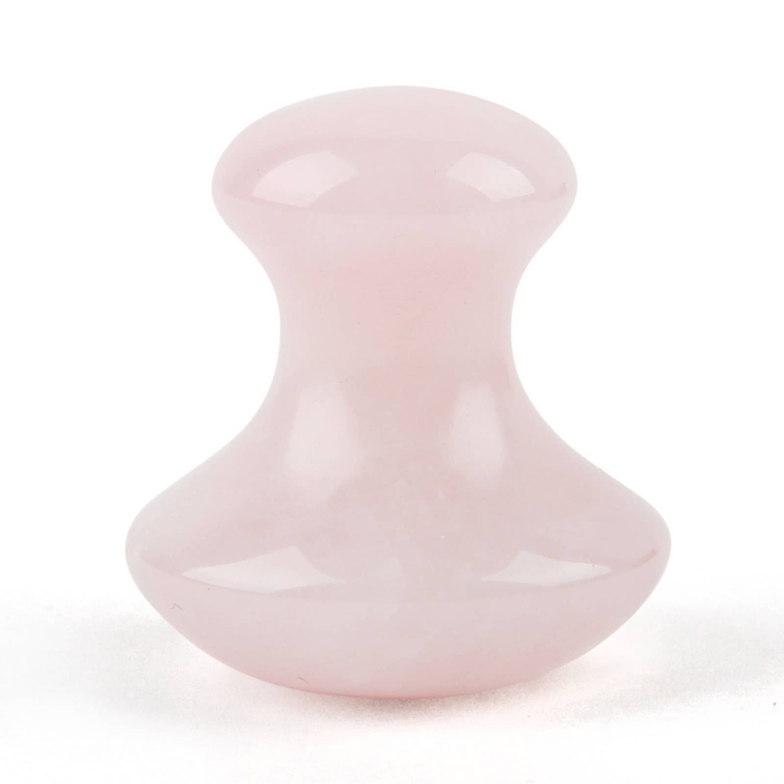 Zen'Arôme - Vendita all'ingrosso Strumenti per gua sha - Massaggiatore naturale viso in quarzo rosa a forma di fungo Gua Sha11