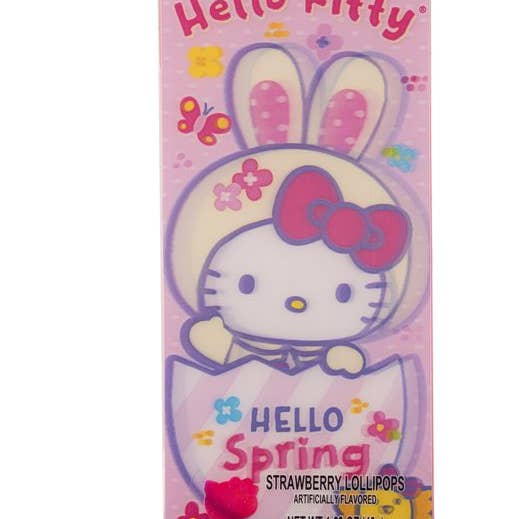 Galerie Candy and Gifts - Wholesale Lollipop - Hello Kitty Lenticular Tin W Lollipops