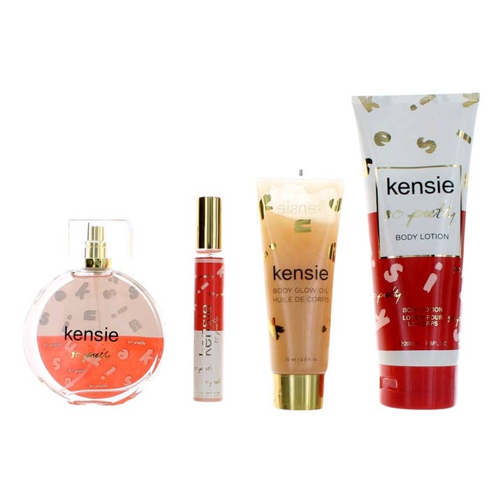 Kensie So Pretty by Kensie, 4 Piece Gift Set for Women for wholesale by Myco Essentials, LLC