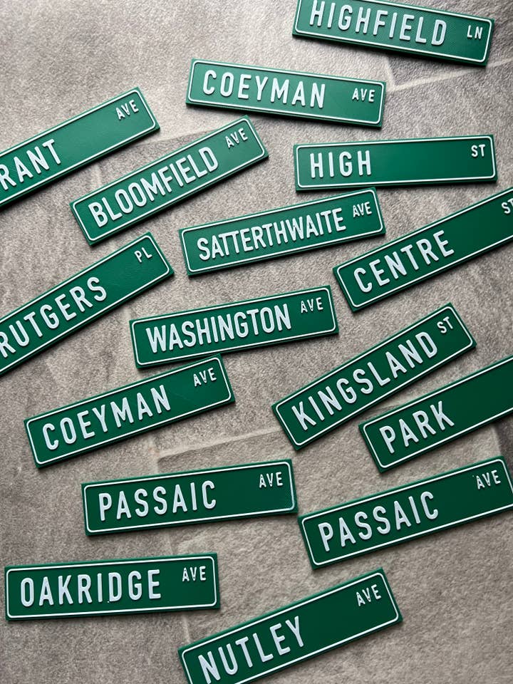 Personalized Street Sign Magnet for wholesale by Pretty Handy