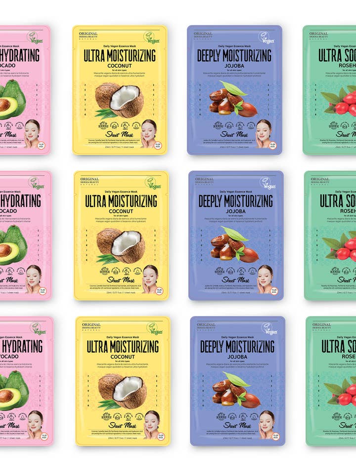 ODB Daily Vegan Essence Face Mask for wholesale by Dessin Studio