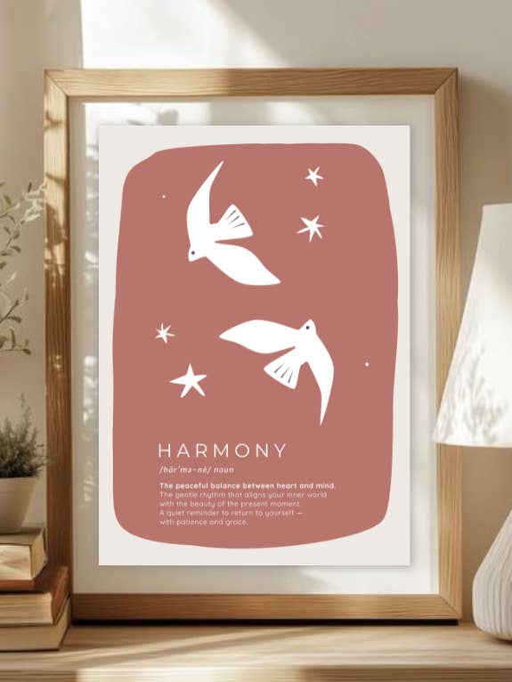 Harmony Print in Sand & Terracota for wholesale by The Momentum Way