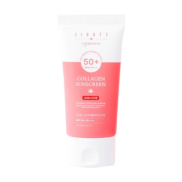 Jigott Collagen Sunscreen – SPF50+ PA+++ Anti-Wrinkle UV Cream | Wholesale K-Beauty for wholesale by K-Beauty Direct