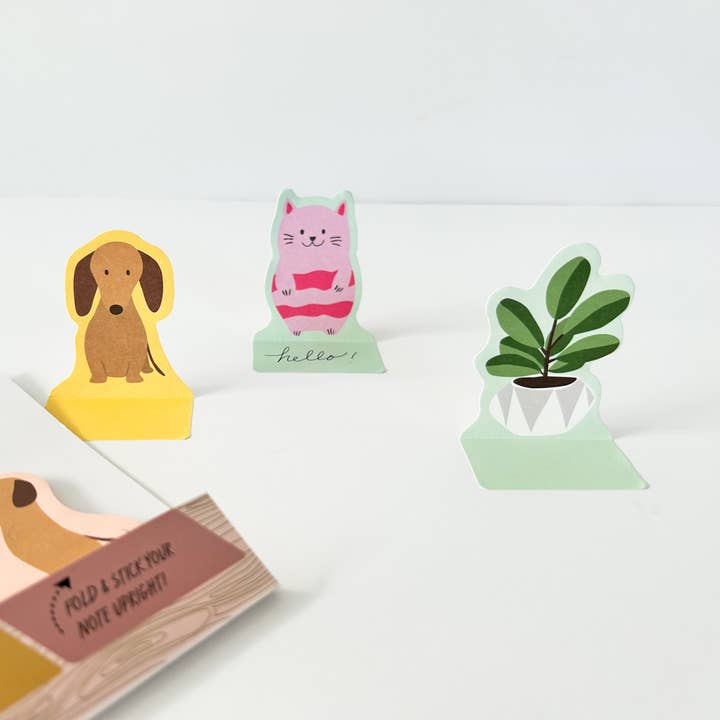 Girl of All Work - Wholesale Sticky Notes - HOUSE PLANT POP UP STICKY NOTE
