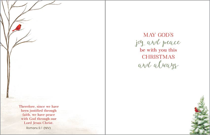 GINA B DESIGNS - Wholesale Christmas Card - Scripture Christmas Card - Snowy Church1