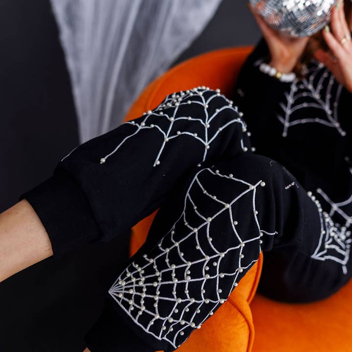 Pantaloni della tuta Pearl Webs Spider per la vendita all'ingrosso da parte di Brianna Cannon