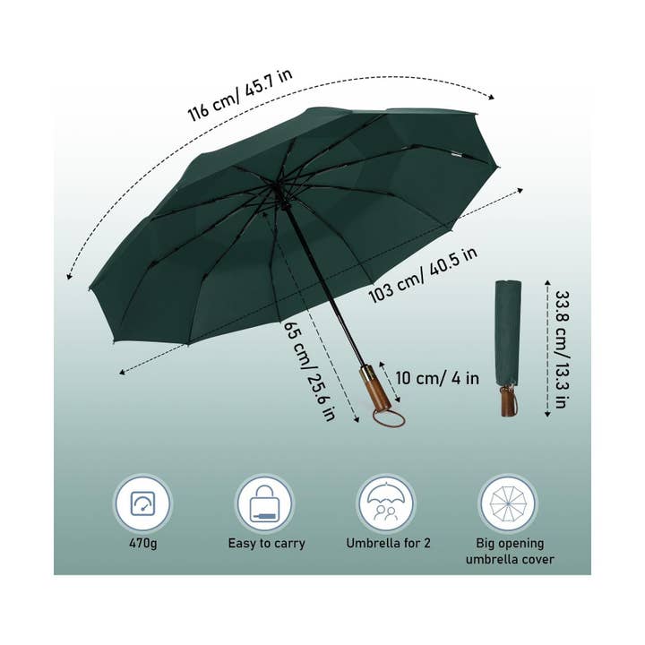 NARWEY INC - Wholesale Umbrella - Unisex - Travel Umbrella Windproof Strong With Compact Foldable23