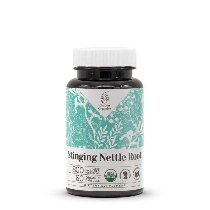 Stinging Nettle Root Capsules for wholesale by Garden Organics