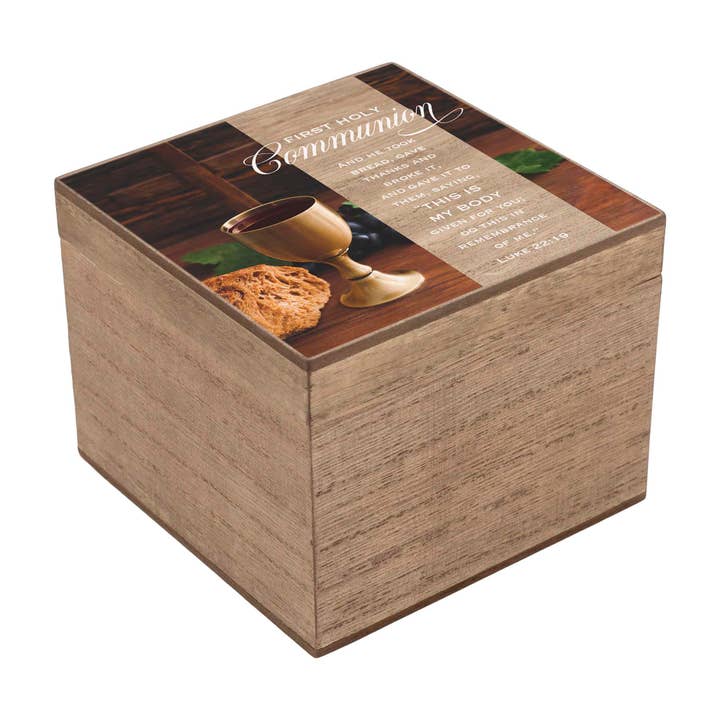 Dicksons - Wholesale Decorative Box - Keepsake Box First Holy Communion 4x4