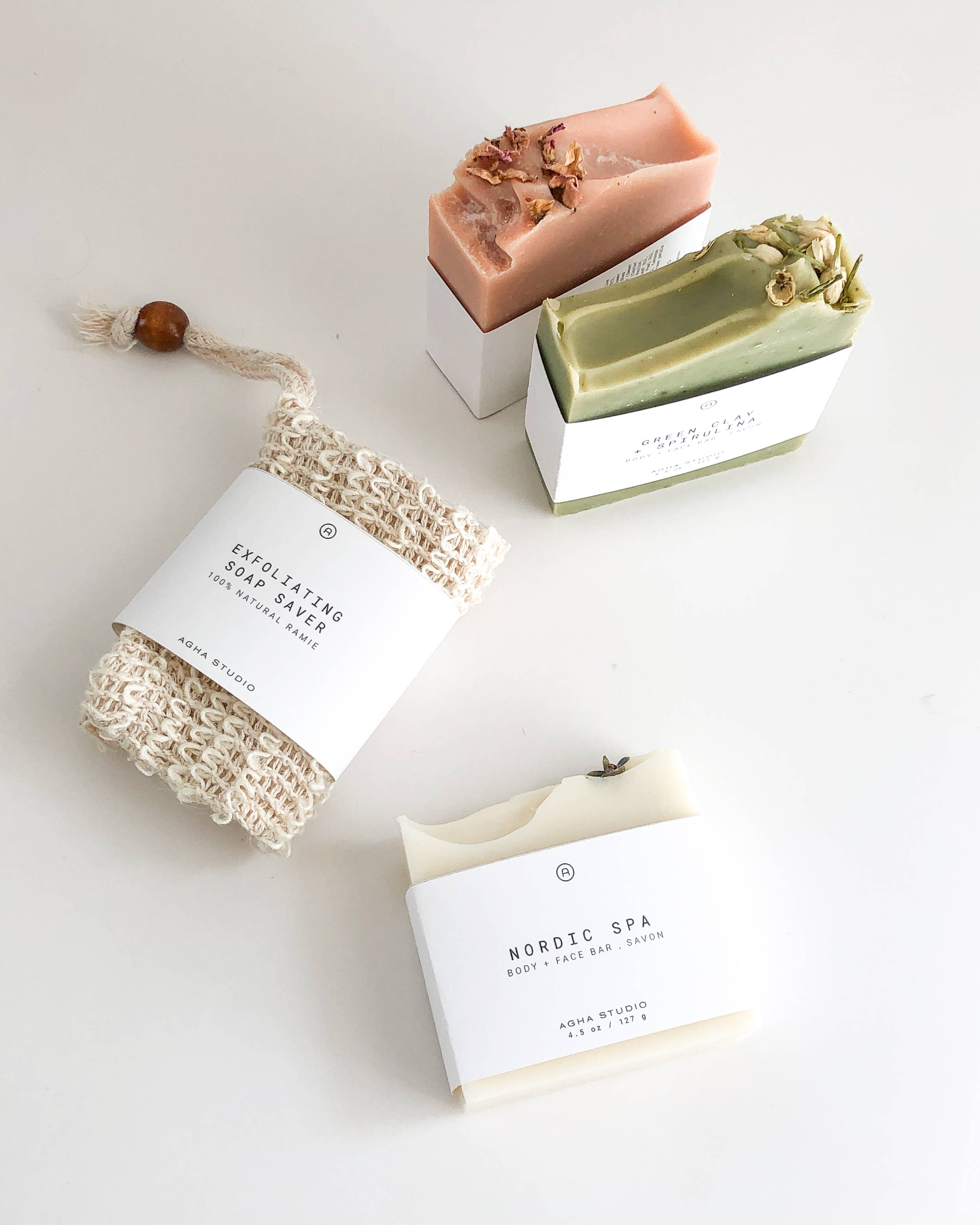 Agha Studio - Wholesale Exfoliating Gloves/Mitts - Exfoliating Soap Saver1