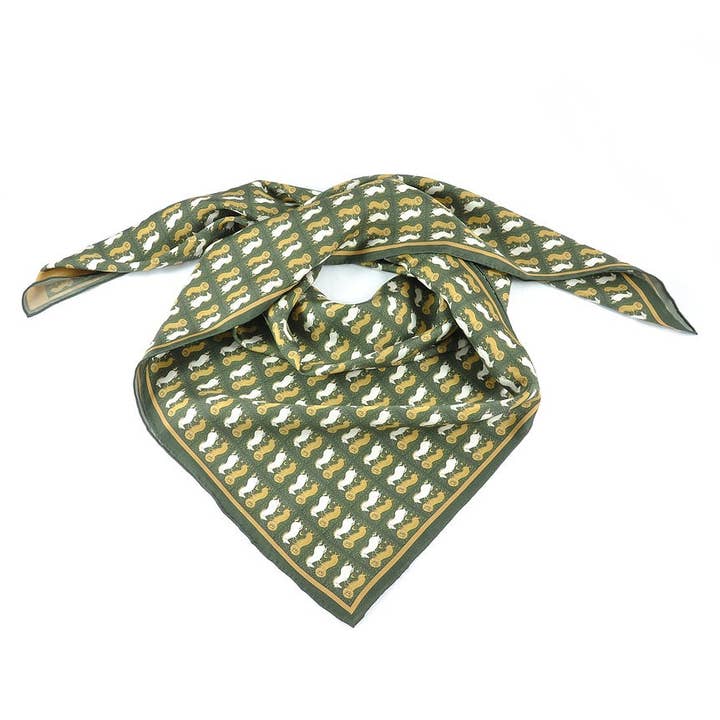 Lions & Unicorns Square Scarf for wholesale by David Watson