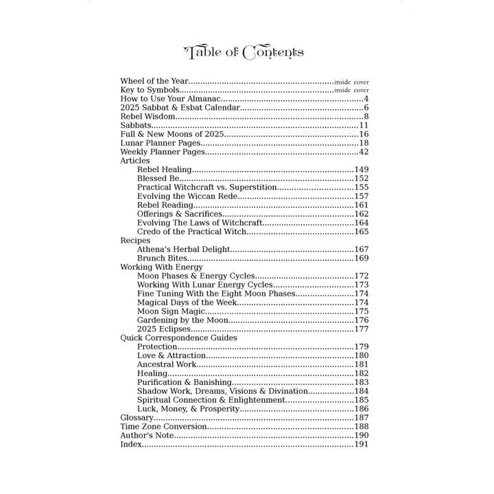 Microcosm Publishing & Distribution - Wholesale Body, Mind & Spirit Book - Practical Witch's Almanac 2025: Rebel Wisdom2