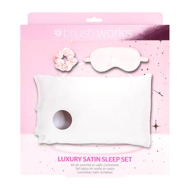 Soinvogue - Wholesale Sleep/Eye Mask - Brushworks Luxury Satin Sleep Set