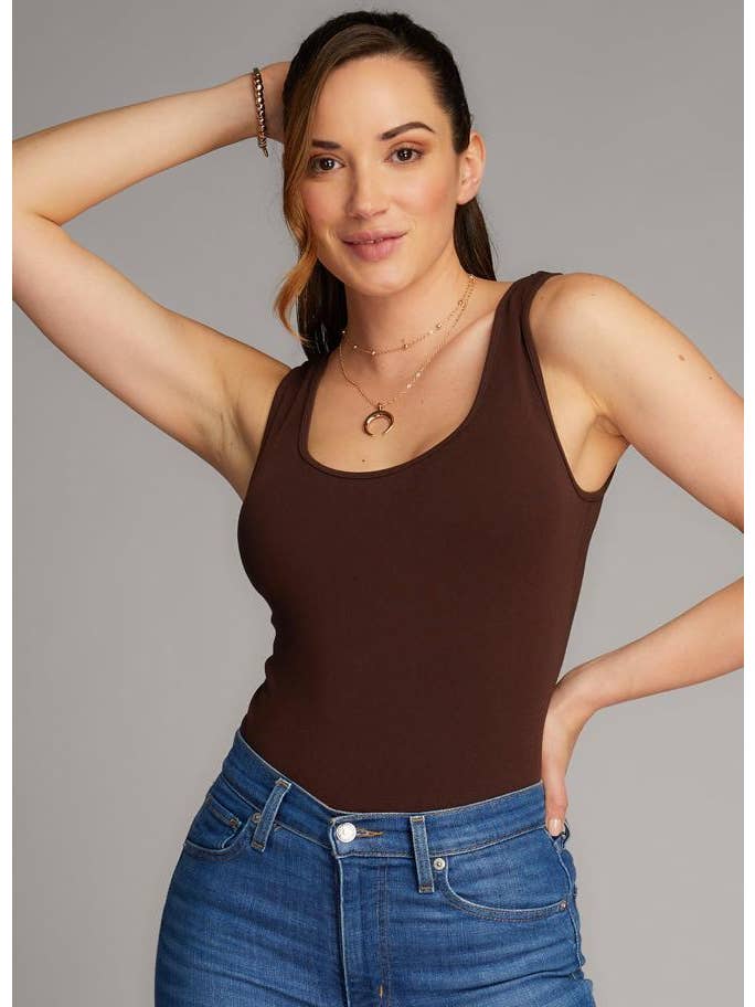 C'est Moi Clothing Co - Wholesale Tank Top - Women's - Bamboo Double Scoop Tank- CEBT111038