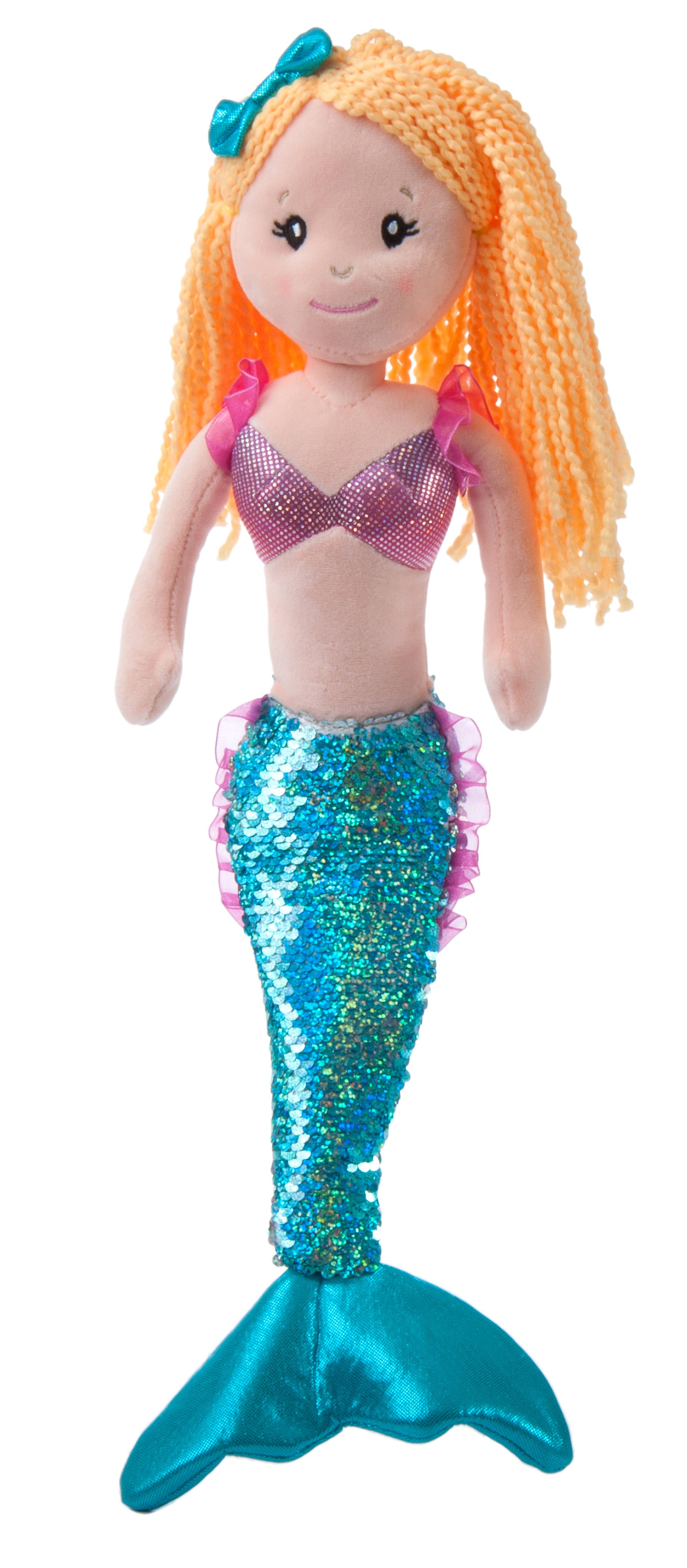 The Petting Zoo - Vente Poupée – enfant - Asset de sirène à paillettes de 45 cm1