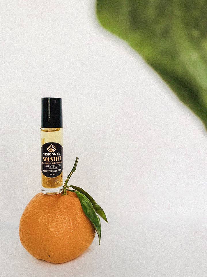 SOLSTICE ROLLER | aromaterapia con oli essenziali per la vendita all'ingrosso da parte di Visions Co.