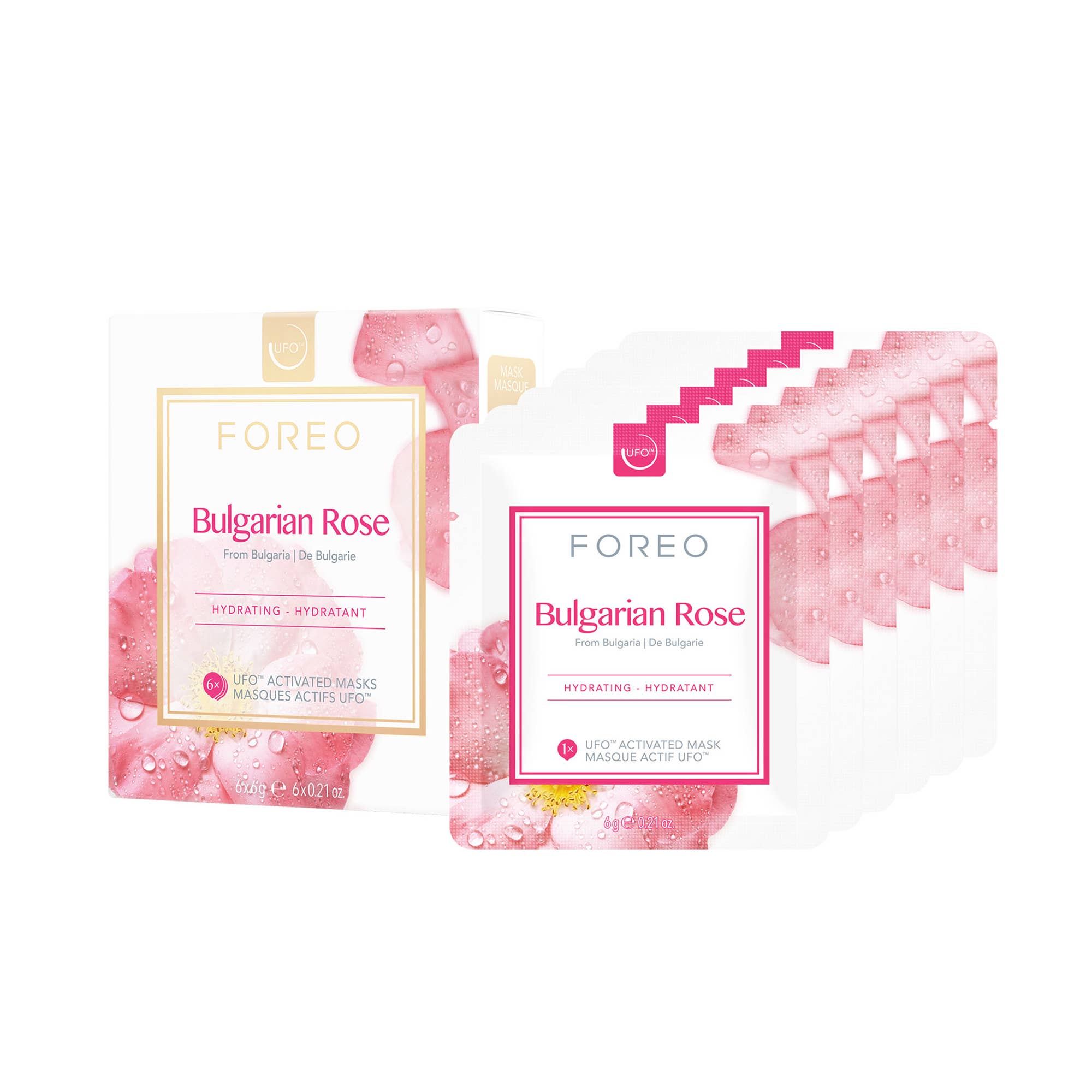 Foreo - Wholesale Skincare Face Mask - UFO™ Activated Mask Bulgarian Rose 6 Pack0