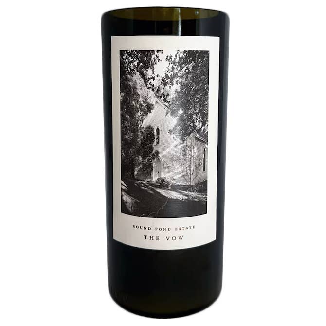 Round Pond Estate Winery - Wholesale Jar/filled candle - Wine Bottle Candle