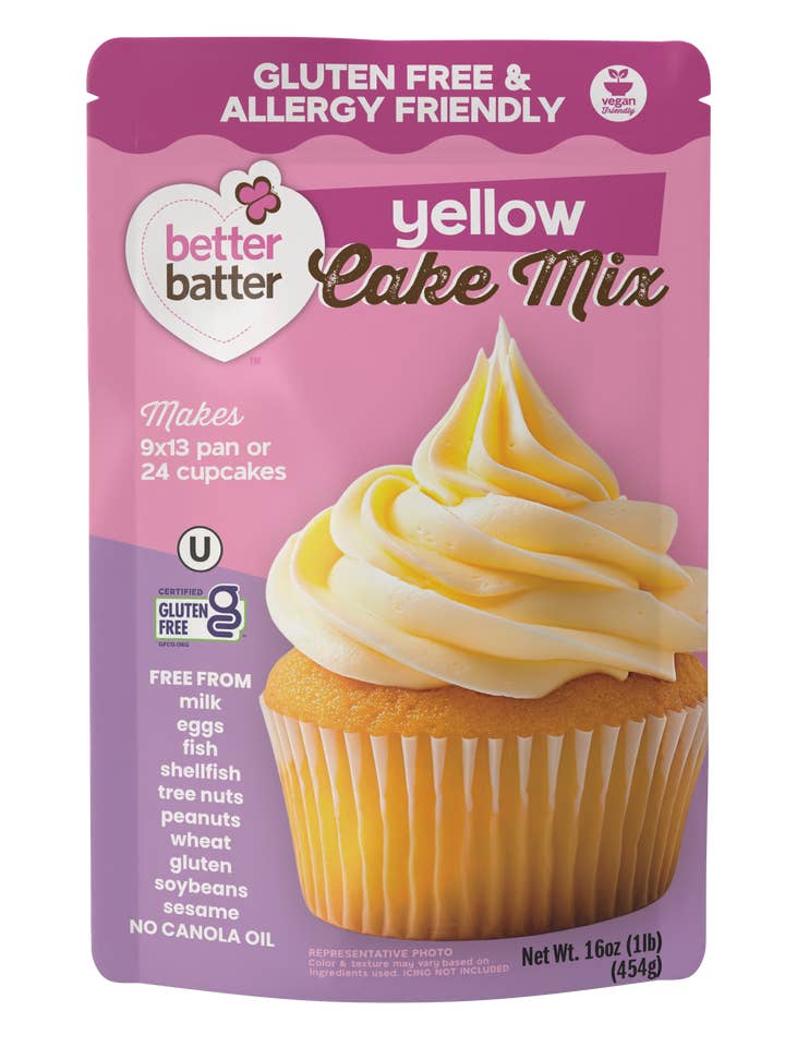 Better Batter Gluten Free Yellow Cake Mix for wholesale by Better Batter
