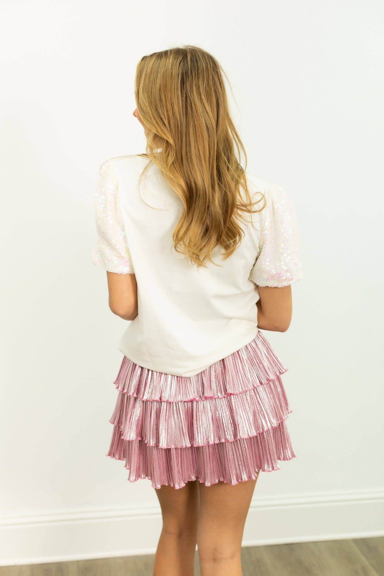 Festive Forest on Princess Top, White for wholesale on Faire10