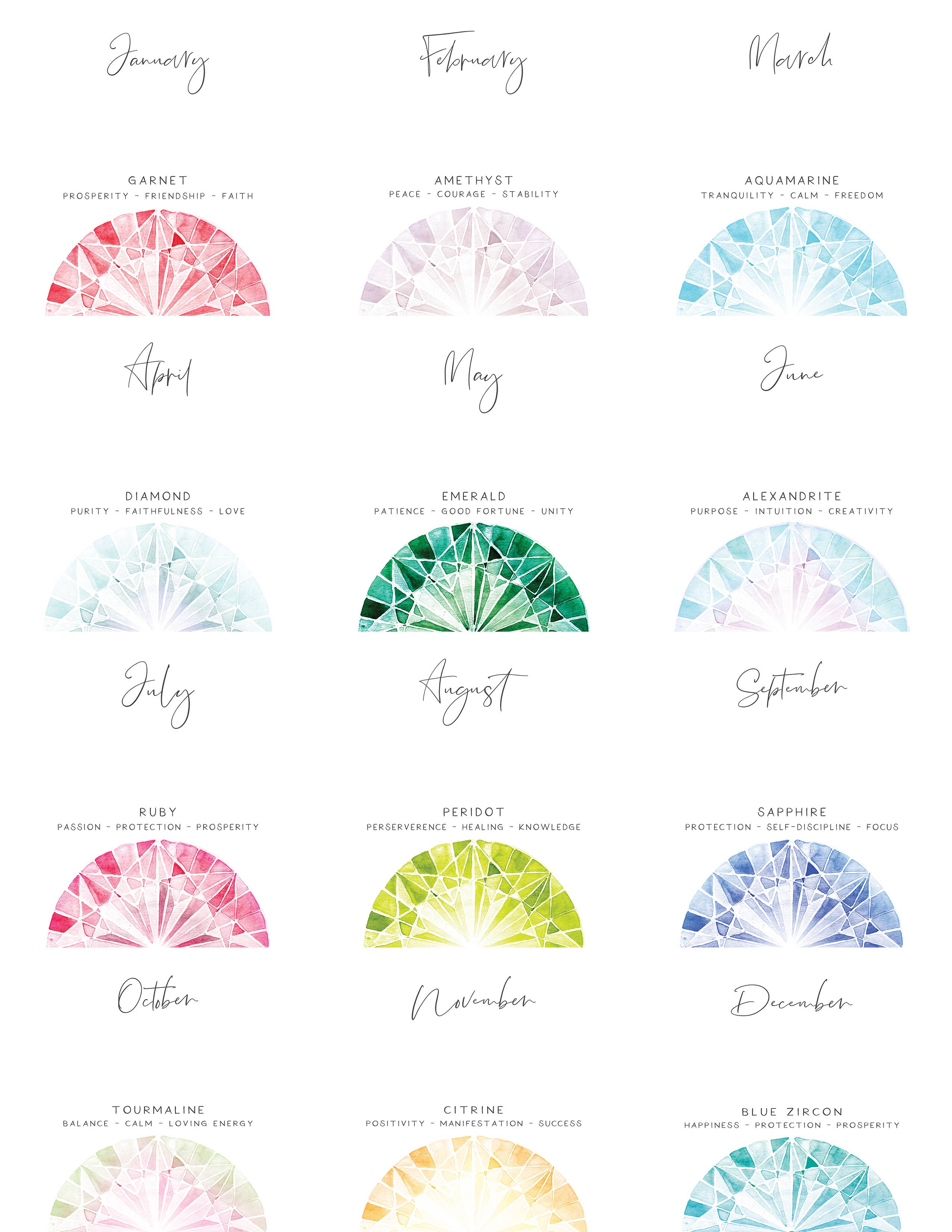 HolyBang Jewels - Wholesale Dangle Earrings - ROUND CUT BIRTHSTONE DANGLE HOOP EARRINGS - E-H60355