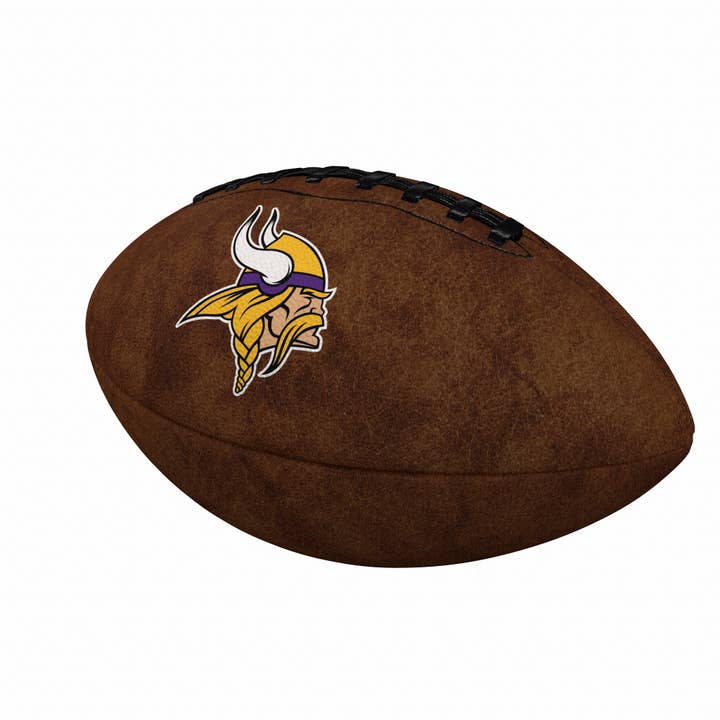 NFL Minnesota Vikings 9" Color Logo Mini Football for wholesale by Gulf Coast Sales